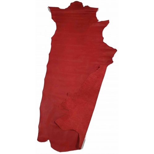 Vachette Lisse Rouge - Épaisseur 1,4 mm