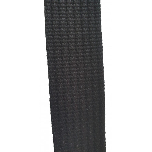 Sangle Polyester - Noir - Fibre 40mm x 1 Mètre