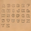 Kit de 26 Lettres de l'Alphabet - Majuscules Fantaisie -19mm