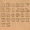 Kit de 26 Lettres de l'Alphabet - MAJUSCULES FANTAISIE - 26mm