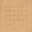 Kit de 26 Lettres de l'Alphabet Serif - 6.5mm