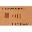 PACK COMPLET BAR GROUNDER - N°27 - BARRY KING - 4 Matoirs