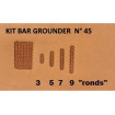 PACK COMPLET BAR GROUNDER - N°45 - BARRY KING - 4 Matoirs
