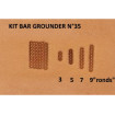 PACK COMPLET BAR GROUNDER - N°35 - BARRY KING - 4 Matoirs