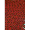 Vachette Fantaisie Vernis Rouge Motif Noir - Épaisseur 1 mm