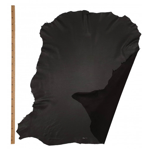 Agneau Plongé Noir - Épaisseur 0,6 mm