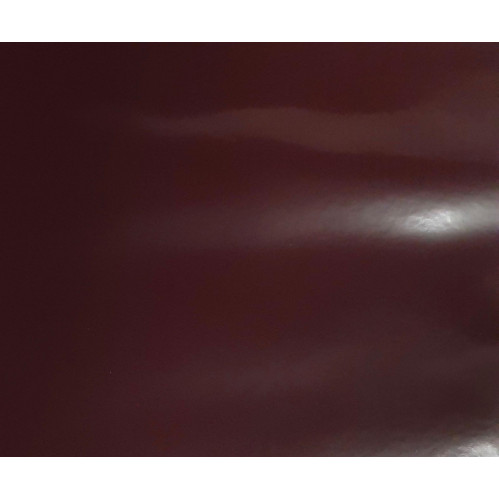 Chèvre Fantaisie Vernis Bordeaux - Épaisseur 0,5 mm
