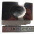 Boucle de ceinturon - Plaquage Métal Brillant  - 35 mm