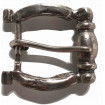 Boucle de ceinture - Plaquage Argent Vieilli - 40 mm