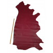 Vachette Lisse Rouge Bordeaux - Épaisseur 1 mm- 2nd Choix