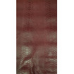 Vachette Fantaisie Python Bordeaux - Épaisseur 1,5 mm