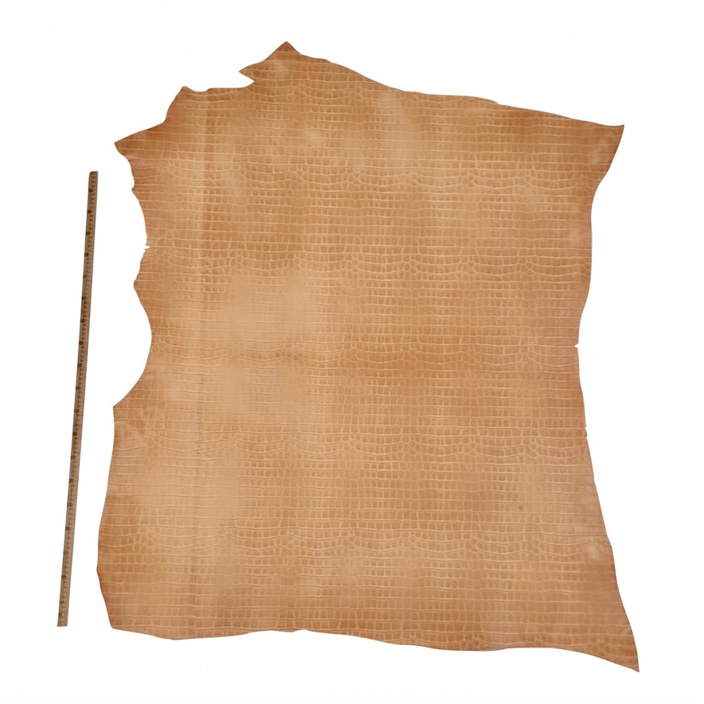 Collet CROCODILE - TOSCANA - Tannage Végétal - Naturel - Épaisseur ± 2mm (copie)