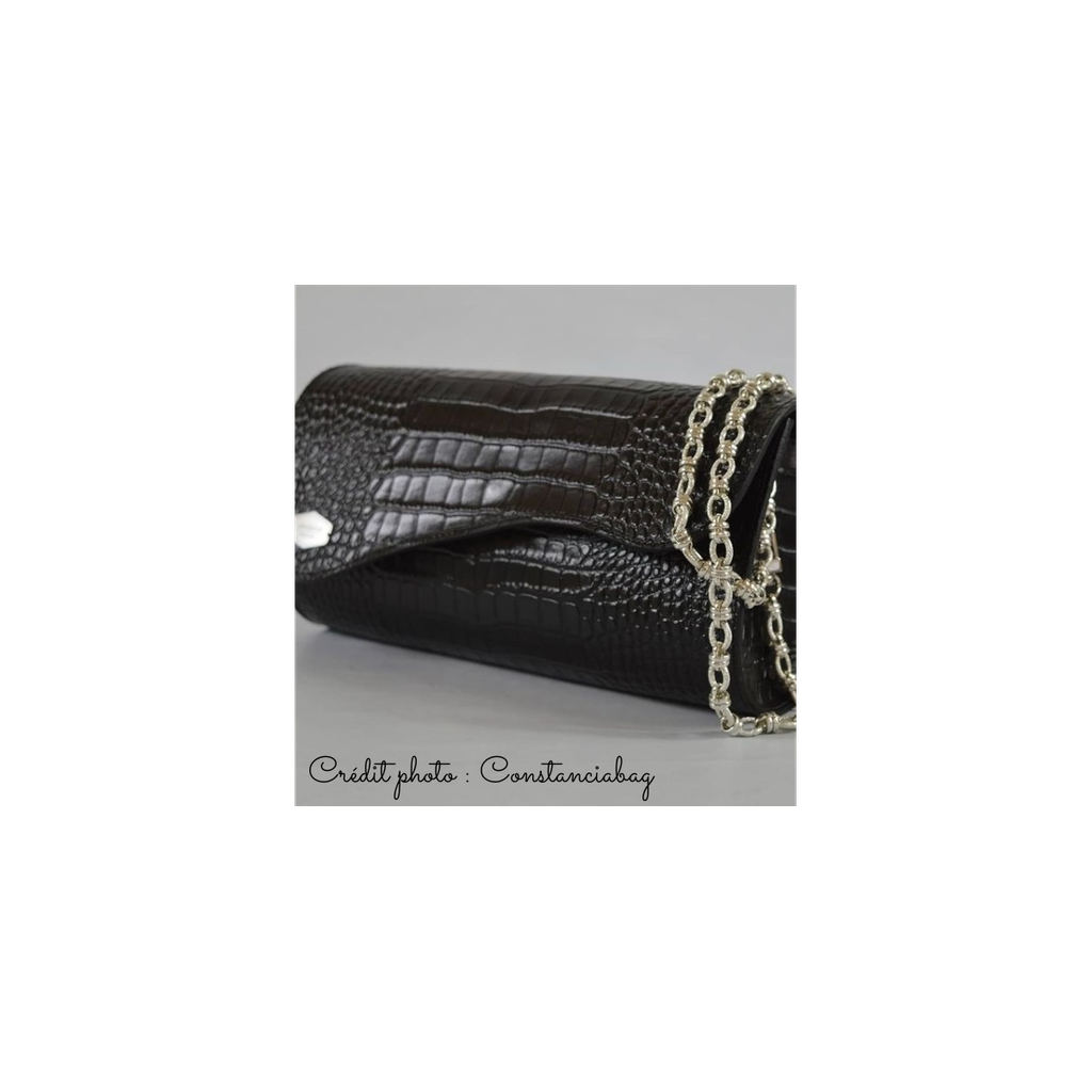 Collet CROCODILE - TOSCANA - Tannage Végétal - Naturel - Épaisseur ± 2mm (copie)