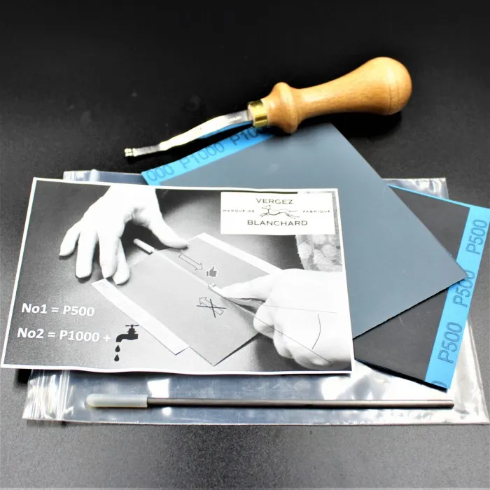 Kit affûtage pour abat-carre Keen Edge - VERGEZ BLANCHARD