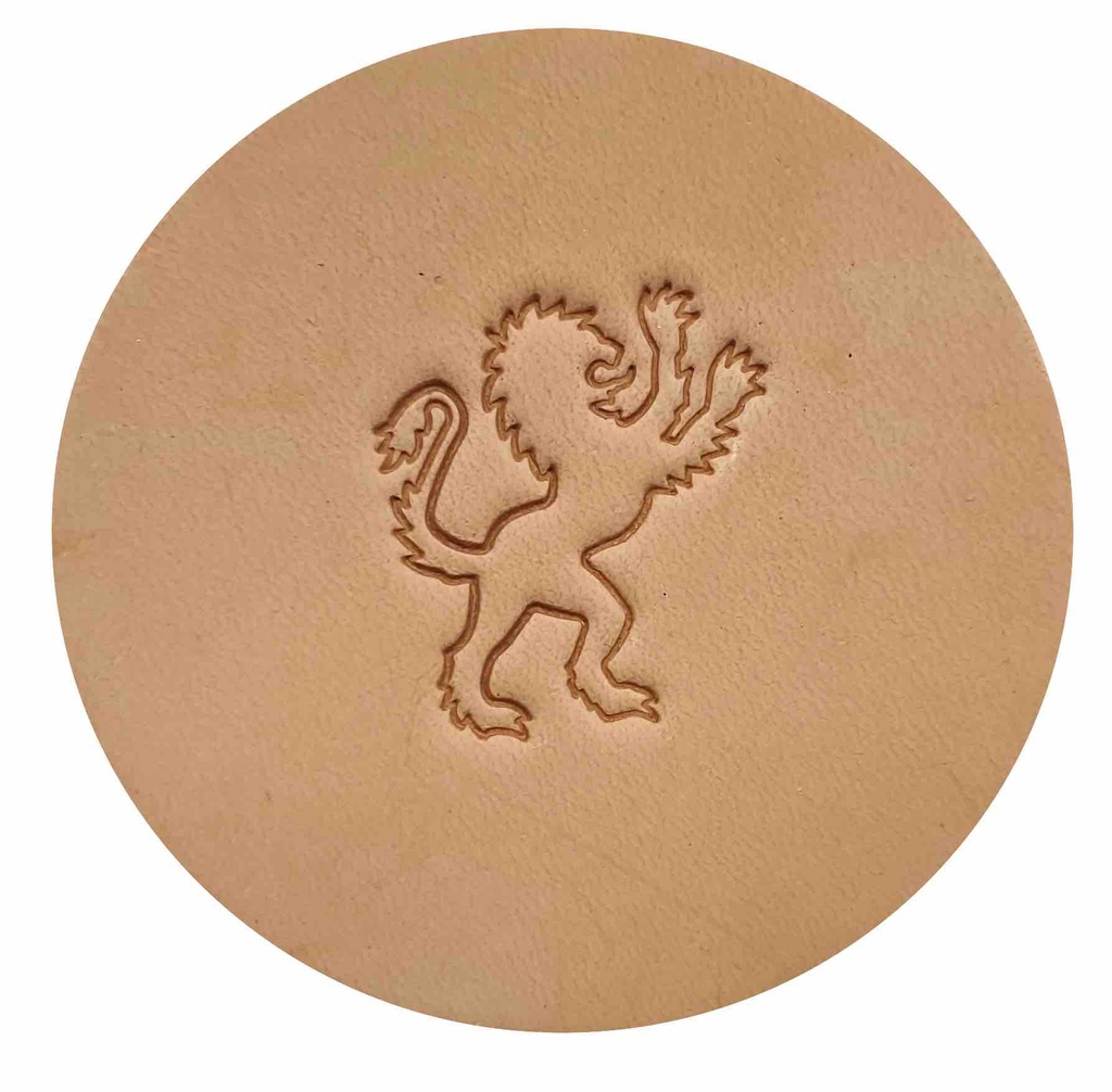 [OUTMATMEDIEVAL8617-00] Matoir 3D - Lion médiéval - Regard à droite