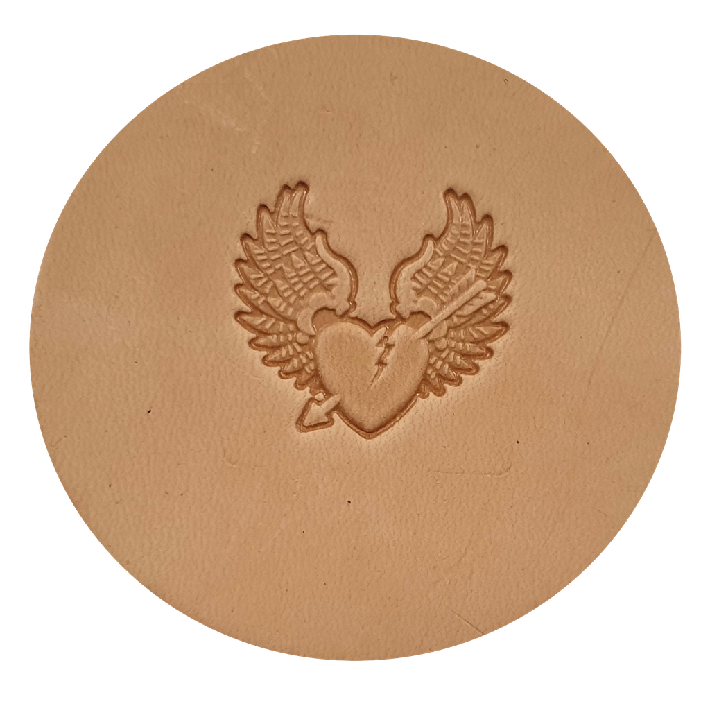 [OUTMATBIKKER8666-00] Matoir 3D - Biker - Coeur brisé ailé