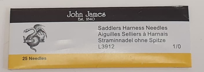 [AIGUIPINCESN1/0] Aiguilles aux Pinces (25) N°1/0 - JOHN JAMES