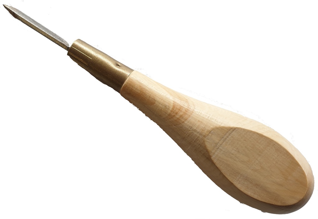 [ALENPINC-43] Alène aux Pinces Emmanchée 43 mm - Point Sellier - VERGEZ-BLANCHARD