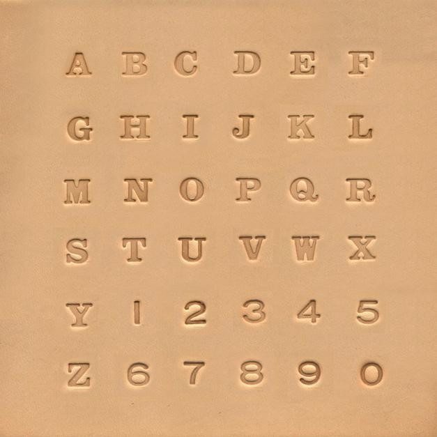 Kit COMPLET - Lettres et Chiffres - Serif - 6.5mm