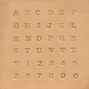 Kit COMPLET - Lettres et Chiffres - Serif - 6.5mm