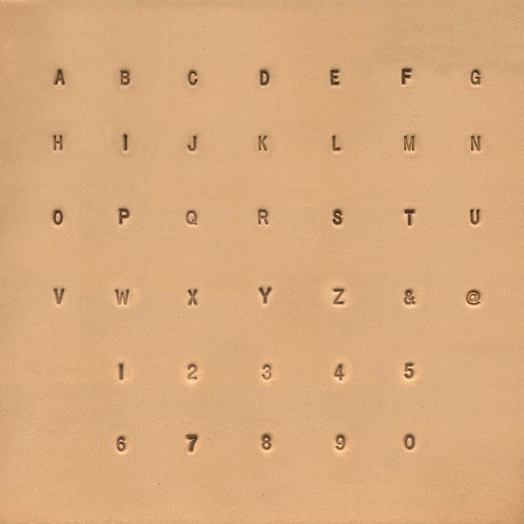 Kit COMPLET Lettres et Chiffres - Police Standard - 3mm
