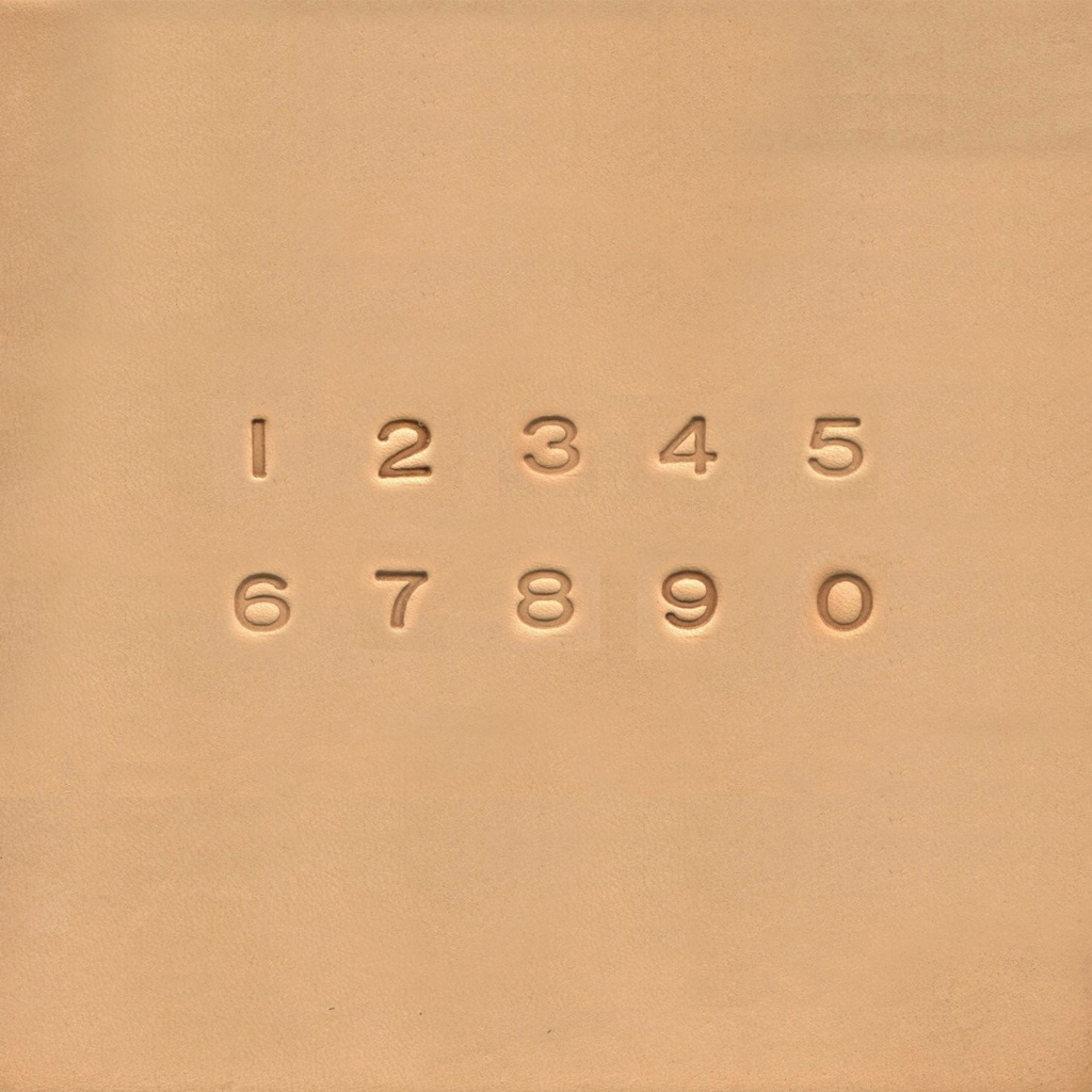 Kit de 10  chiffres - Police Serif- 6.5mm