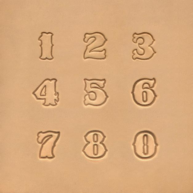 Kit de 10 CHIFFRES -  Fantaisie - 13mm