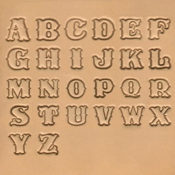 [Z02-502-8132-00] Kit de 26 Lettres de l'Alphabet - MAJUSCULES FANTAISIE - 26mm