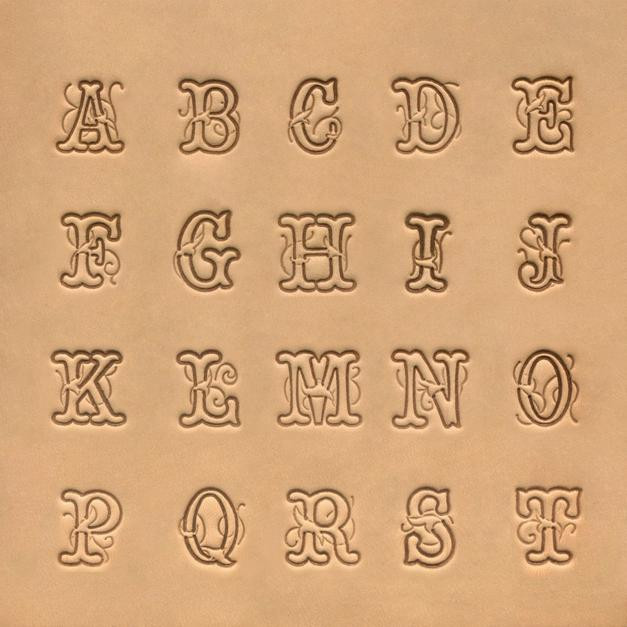 Kit de 26 Lettres de l'Alphabet Script & Floral- 13mm