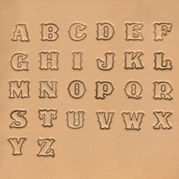 [Z02-502-8131-00] Kit de 26 Lettres de l'Alphabet - Majuscules Fantaisie -19mm