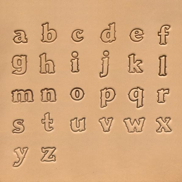 [Z02-502-8130-02] Kit de 26 Lettres de l'Alphabet - Minuscules -  Fantaisie - 13mm