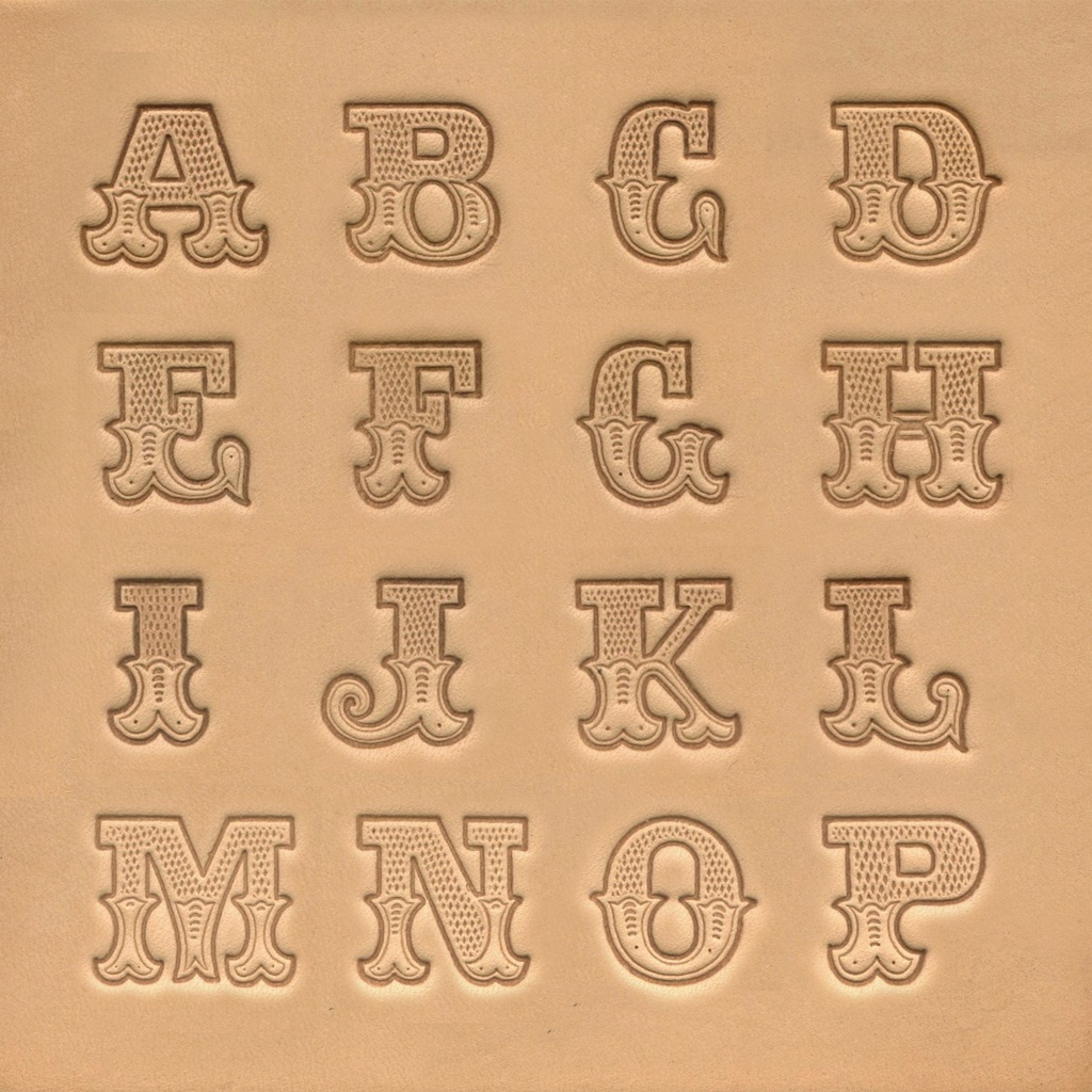 [Z02-502-8145-00] Kit de 26 Lettres de l'Alphabet WESTERN - 19mm