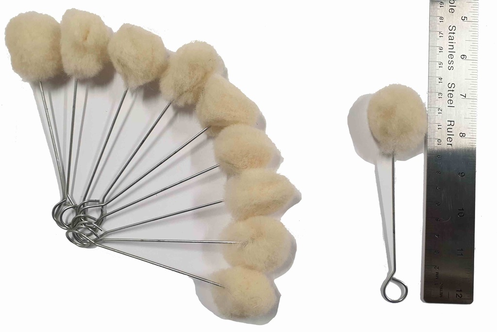 [Y01-401-2422] Lot de 10 Tampons applicateurs - Grande Taille - IVAN