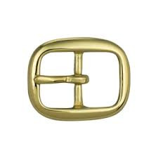 BOUCLE à barre centrale - LAITON MASSIF - 22mm