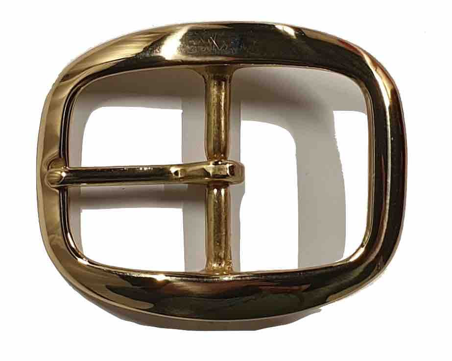 Boucle à barre centrale-  Laiton Massif - 38 mm