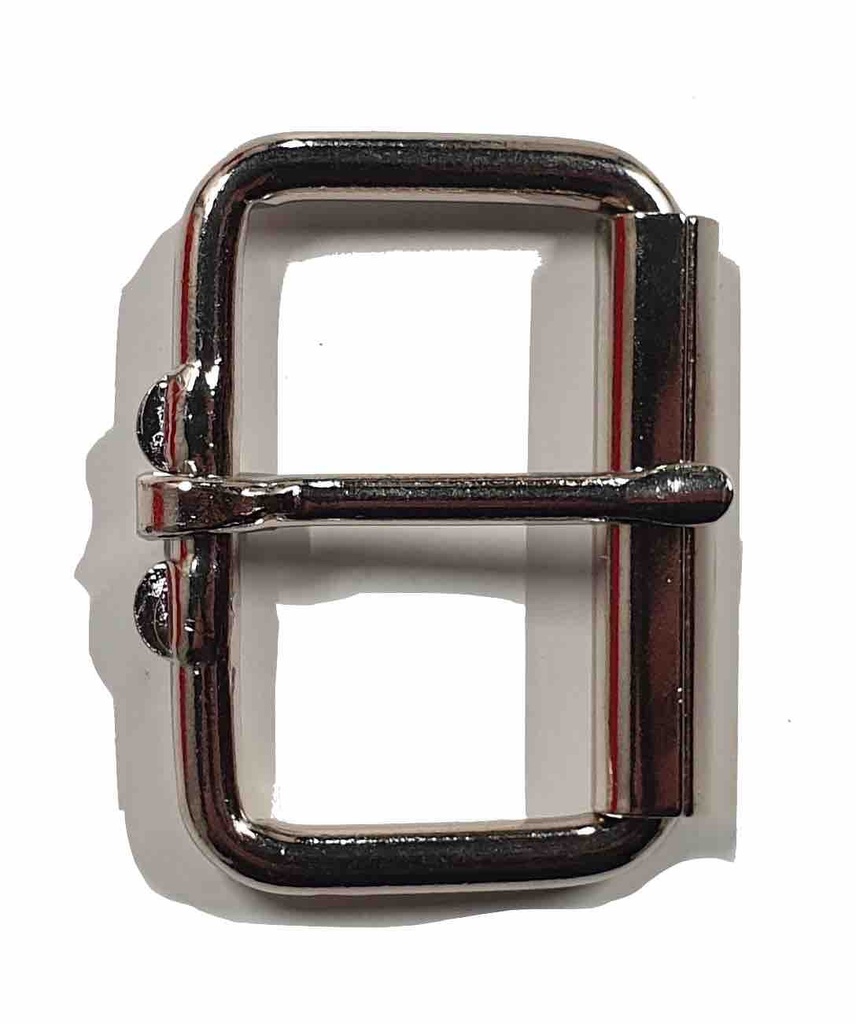 [BOUC-IV--1518-02] Boucle  à Rouleau -  Nickelée - 40 mm