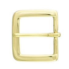 BOUCLE - LAITON MASSIF - DORÉE - 38mm