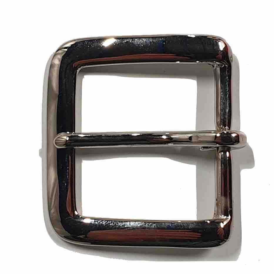 [BOUC-IV--1550-02] Boucle - laiton Massif -  Nickelée  - 40 mm