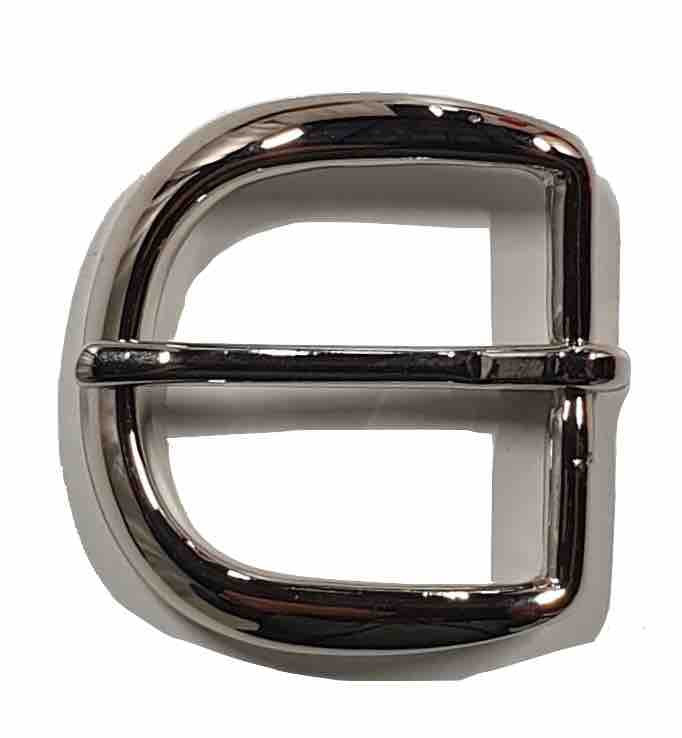 Boucle - Laiton Massif  - Argenté - 32 mm