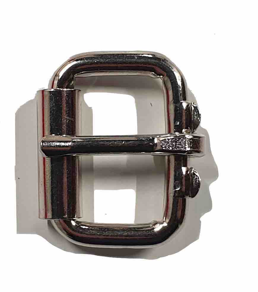 Boucle  à Rouleau - Plaquage Nickelé - 29 mm