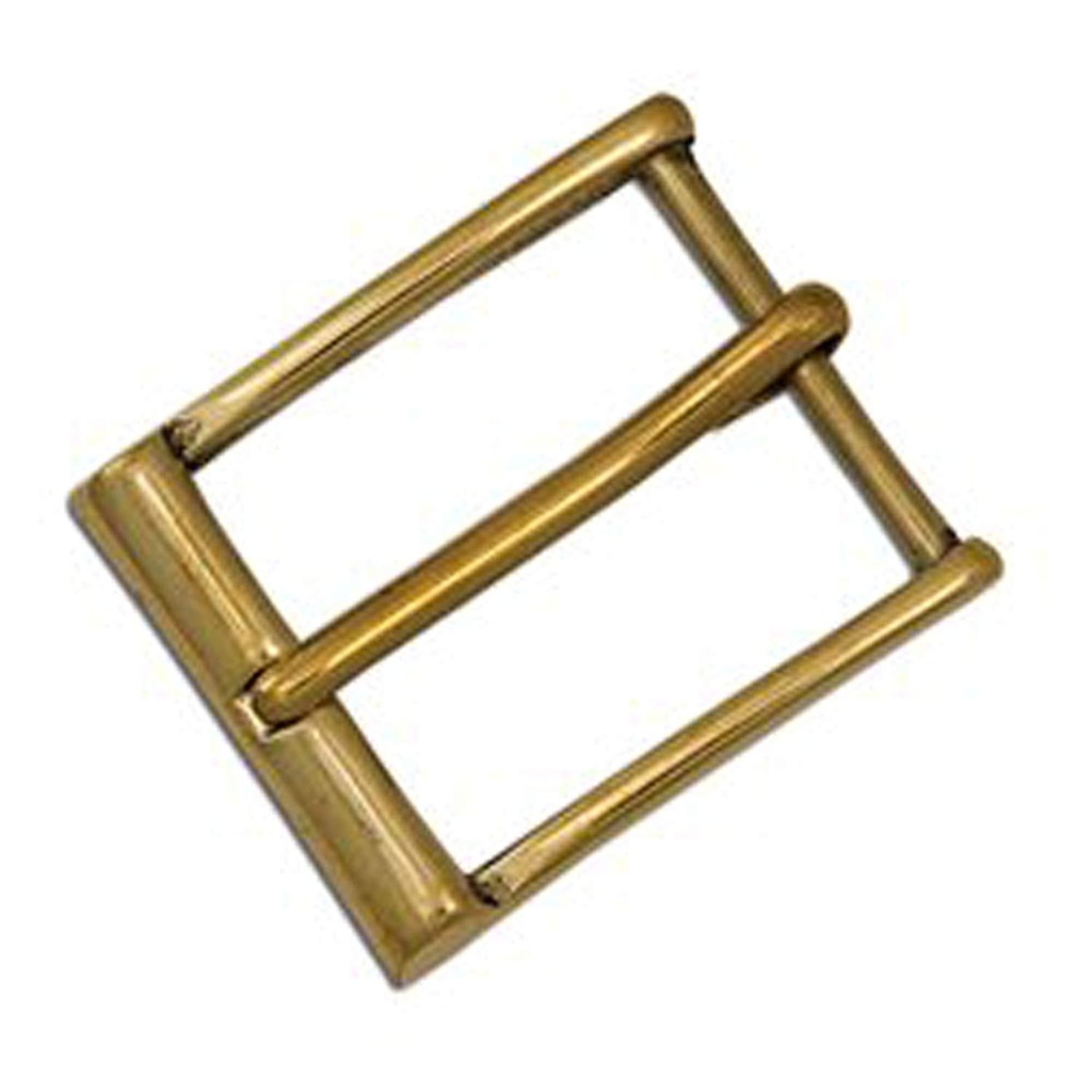 Boucle - EMPIRE -  en LAITON MASSIF - DORÉ- 32 mm