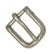 [BOUC-IV-11552-01] Boucle LYRE - Laiton Massif - Nickelée - 11mm