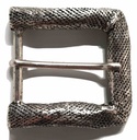 Boucle de ceinture - Plaquage Argent Vieilli - 40 mm