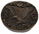 Boucle de ceinture - Aigle - Plaquage Laiton Vieilli  - 40 mm