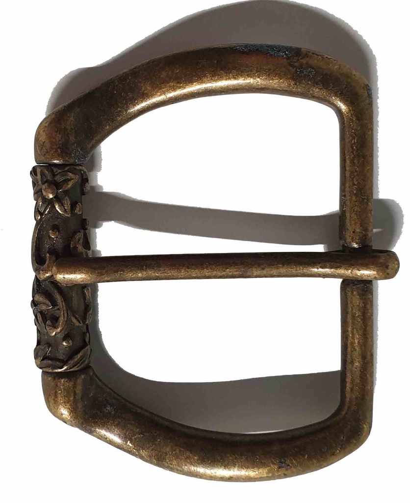 Boucle de ceinture - Laiton Vieilli - 60 mm