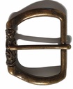 Boucle de ceinture - Laiton Vieilli - 60 mm