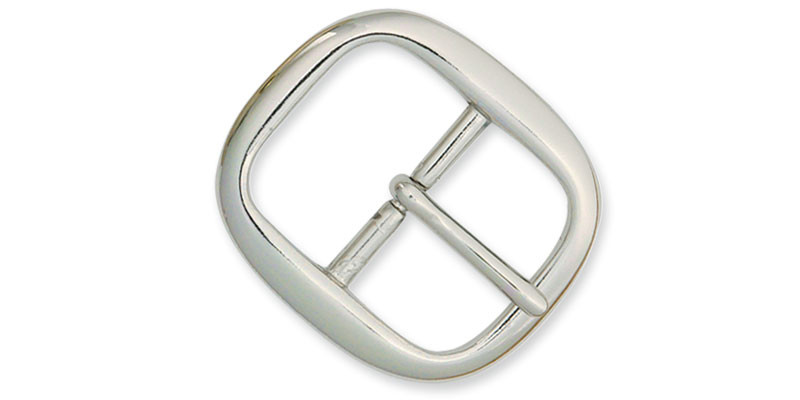 [BOUC-IV 1565-22] Boucle DOUBLE  - ACCESS 1 - Nickelée - 32 mm