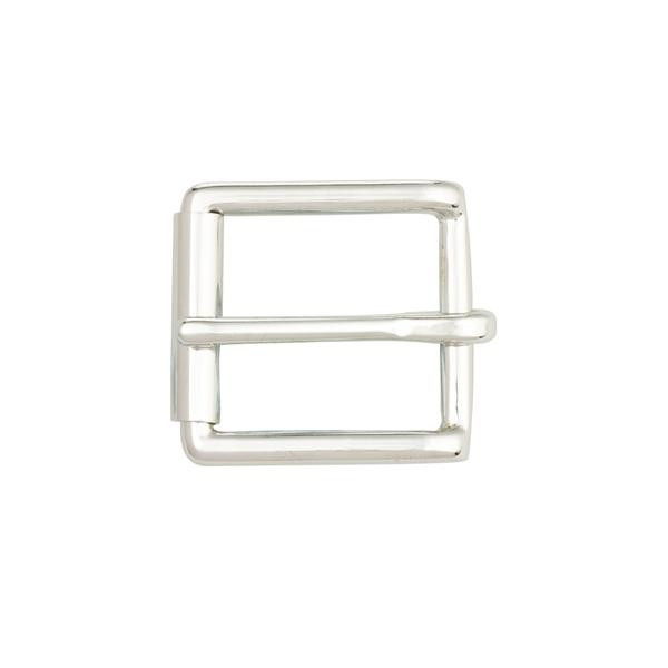 Boucle à Rouleau - laiton massif - Argentée - Sans nickel - 25mm