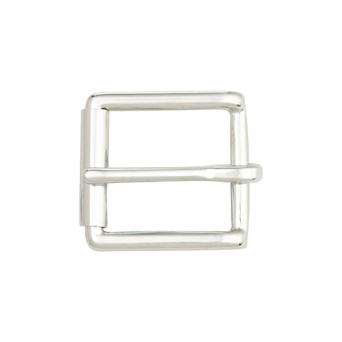 Boucle à rouleau -  Laiton Massif - Nickelée - 32mm