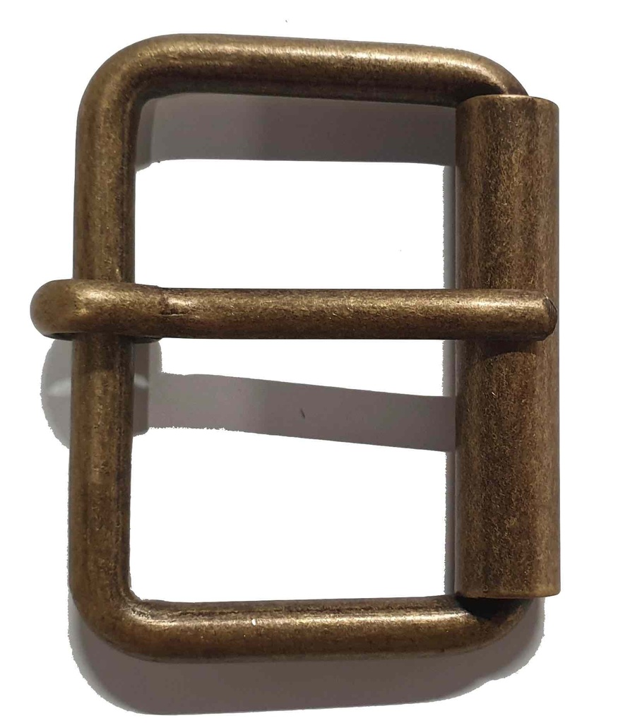 Boucle à rouleau -  Laiton Vieilli - 50 mm